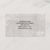 Zuhause-Logo und Sonnenschein Visitenkarte (Rückseite)