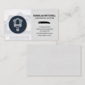 Zuhause-Logo Visitenkarte (Vorne/Hinten)