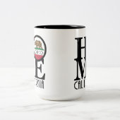 ZUHAUSE Lompico California 15oz Zweifarbige Tasse (Mittel)