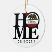 ZUHAUSE Lompico California Keramik Ornament (Links)