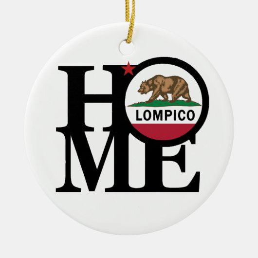 ZUHAUSE Lompico Keramik Ornament (Vorne)