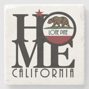 ZUHAUSE Lone Pine California Steinuntersetzer