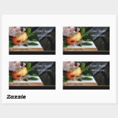 Zuhause Made Apple Jam Label Rechteckiger Aufkleber (Blatt)