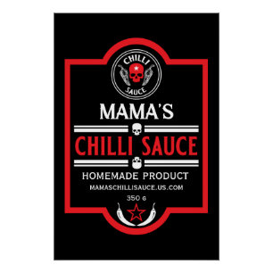Zuhause Made Chili Sauce Poster