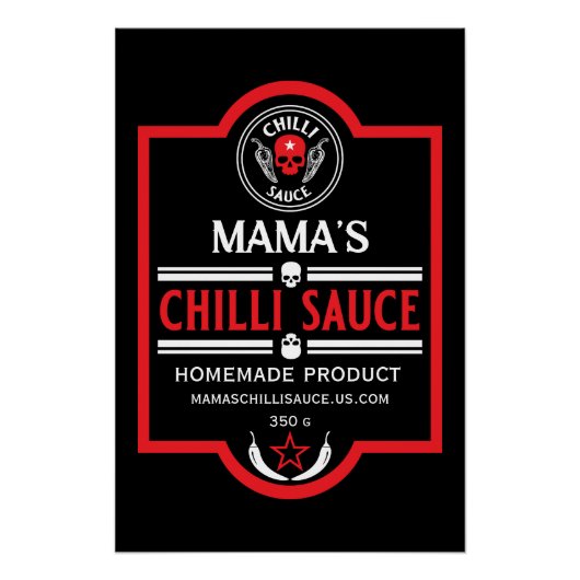 Zuhause Made Chili Sauce Poster (Vorderseite)