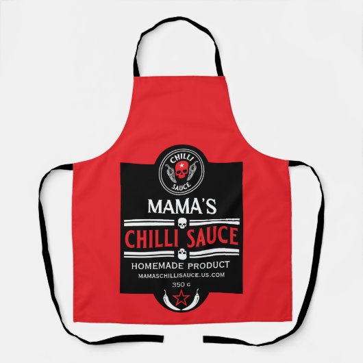 Zuhause Made Chili Sauce Schürze (Vorderseite)