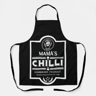 Zuhause Made Chili Sauce Schürze