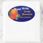 Zuhause Made Custom Orange Marmalade Stickers (Tasche)