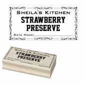 Zuhause Made Jam oder Wine Label Gummistempel