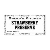 Zuhause Made Jam oder Wine Label Gummistempel (Prägung)