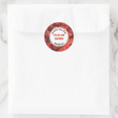 Zuhause Made JERK SAASONING Scotch Bonnet Runder Aufkleber (Tasche)