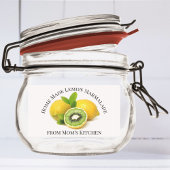 Zuhause Made Lemon Marmalade Label Etiketten