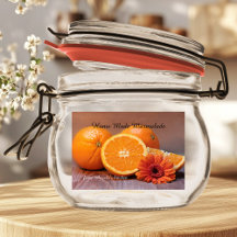 Zuhause Made Marmalade Jam Container Label