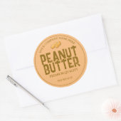 Zuhause Made Peanut Butter Etiketten Aufkleber (Umschlag)