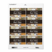 Zuhause made Recipes Anpassbare Beschriftung (Vorne)