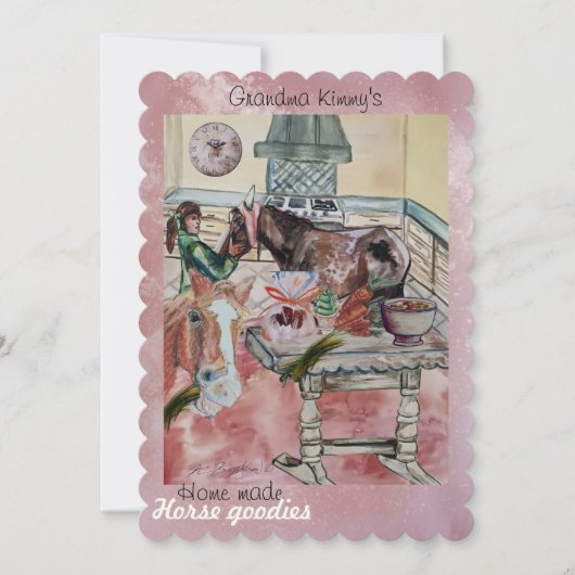 Zuhause made Ross Goodies - Urlaubskarte Feiertagskarte (Vorderseite)