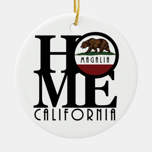 ZUHAUSE Magalia California Keramik Ornament (Vorne)