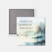 Zuhause  magnet (Vorderseite/Rückseite)