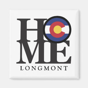 ZUHAUSE Magnet Colorados Longmont 4x4"