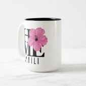 ZUHAUSE Maili Hawaii Pink 15oz Zweifarbige Tasse (Vorderseite Links)