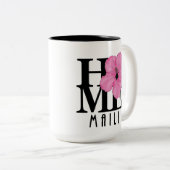ZUHAUSE Maili Hawaii Pink 15oz Zweifarbige Tasse (VorderseiteRechts)