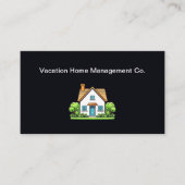 Zuhause-Management Real Anwesen Businesscard Visitenkarte (Vorderseite)