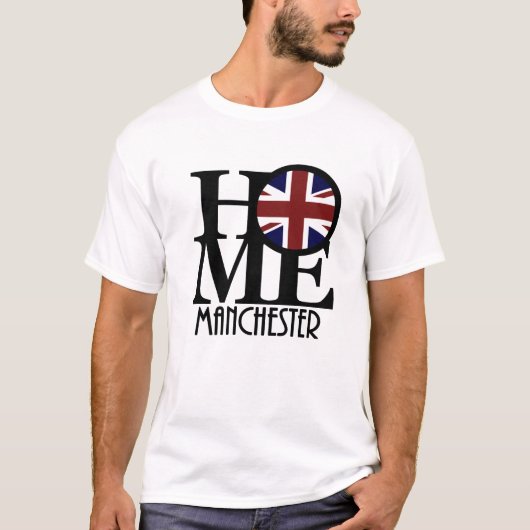 ZUHAUSE Manchester England T-Shirt (Vorderseite)