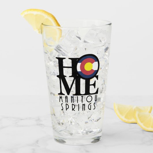 ZUHAUSE Manitou Springs Glas (Vorderseite Ice)