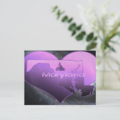 Zuhause Maryland Postkarte (Stehend Vorderseite)
