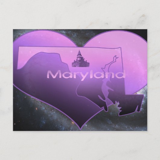 Zuhause Maryland Postkarte (Vorderseite)
