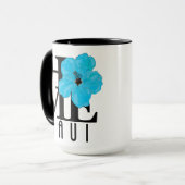 ZUHAUSE Maui Blue Hibiskus 15oz Tasse (Vorderseite Links)
