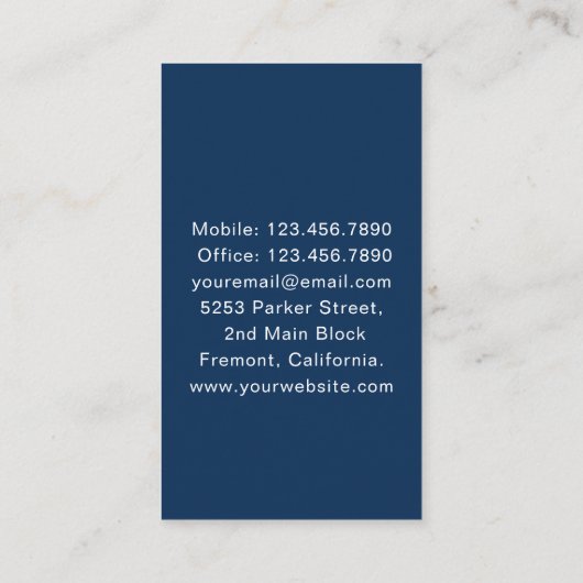 Zuhause Medizinische Pflegeperson Krankenschwester Visitenkarte (Rückseite)