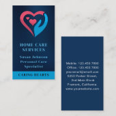 Zuhause Medizinische Pflegeperson Krankenschwester Visitenkarte (Vorne/Hinten)