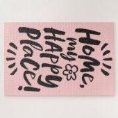 ZUHAUSE mein glücklicher Ort! Unterbringung vor Or Puzzle (Horizontal)