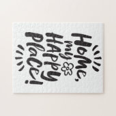 ZUHAUSE mein glücklicher Ort! Unterbringung vor Or Puzzle (Horizontal)