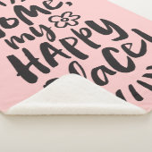 ZUHAUSE mein glücklicher Ort!  Unterkunft - Chic P Sherpadecke (3/4)