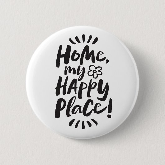 ZUHAUSE mein glücklicher Ort! Unterkunft vor Ort - Button (Vorderseite)