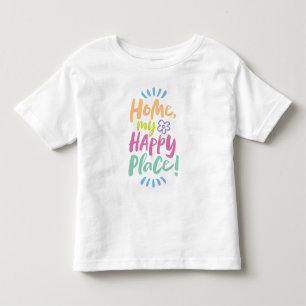 ZUHAUSE mein glücklicher Ort! Unterkunft vor Ort - Kleinkind T-shirt