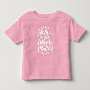 ZUHAUSE mein glücklicher Ort! Zuhause Body Cosy - Kleinkind T-shirt