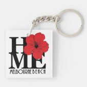 ZUHAUSE Melbourne Beach Schlüsselanhänger (Rückseite)