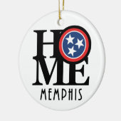 ZUHAUSE Memphis Keramik Ornament (Links)