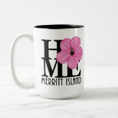 ZUHAUSE Merritt Island 15oz rosa Hibiskus Zweifarbige Tasse (Links)