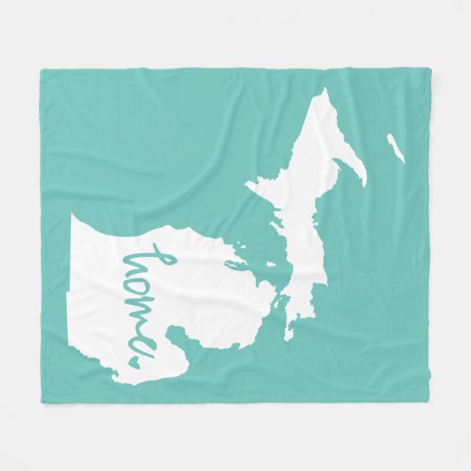 Zuhause-Michigan-Gewohnheits-Farbe Fleecedecke (Vorderseite (Horizontal))