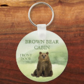 Zuhause Mieten von Immobilien in der Hütte Schlüsselanhänger (Vorderseite)