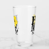 ZUHAUSE Mililani Yellow Hibiskus Glas (Links)