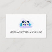 Zuhause mit Garten Visitenkarte (Rückseite)