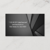 Zuhause mit Garten Zuhause Modernes Haus Visitenkarte (Rückseite)