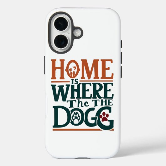 Zuhause mit Hunden Case-Mate iPhone Hülle (Rückseite)