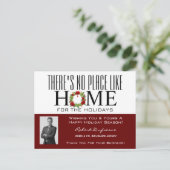 Zuhause mit Karettroter Postkarte (Stehend Vorderseite)