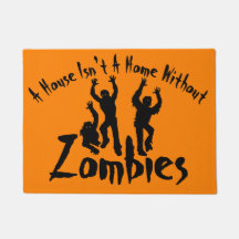 Zuhause mit Zombies Halloween Dekoration